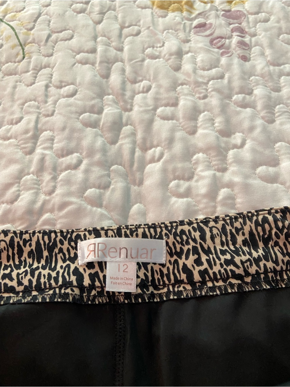 Women's Beige and Black Leopard Print Skorts - Picture 5 of 6